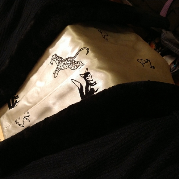 Fields of Tulsa vintage black fur collared jacket - Picture 12 of 15